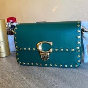 Coach studio 19 glove studded bag